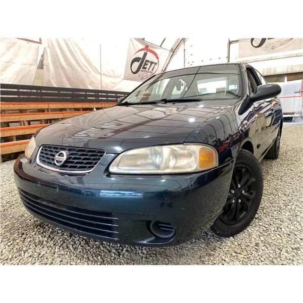 PARKSVILLE - 2003 NISSAN SENTRA GREEN 202770 KMS - 818366-2
