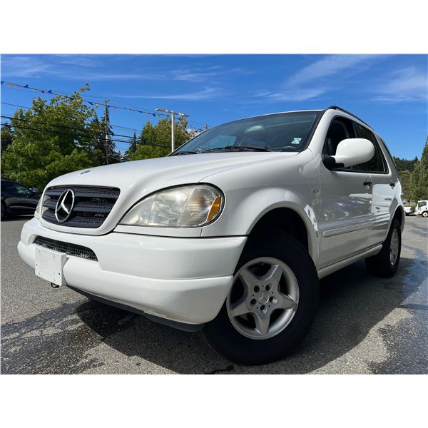 DUNCAN - 2000 MERCEDES-BENZ M-CLASS WHITE 175732 KMS - 180005-3