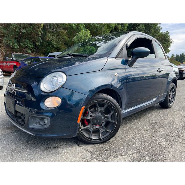 "REMOTE SALE" - 2013 FIAT 500 GREEN 160467 KMS - 606408-3