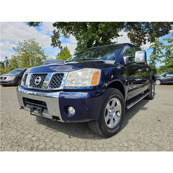 DUNCAN - 2007 NISSAN TITAN BLUE 229339 KMS - 221299-3