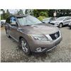 Image 6 : DUNCAN - 2013 NISSAN PATHFINDER BROWN 220500 KMS - 680940-3