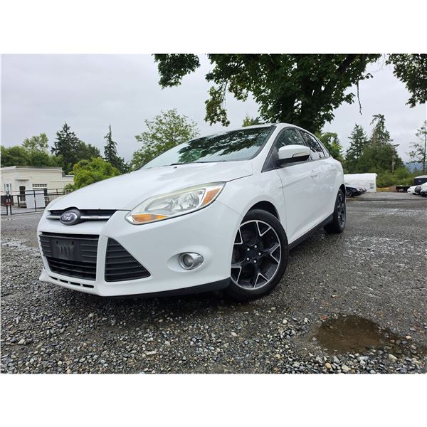 DUNCAN - 2013 FORD FOCUS WHITE 176989 KMS - 165628-3