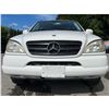 Image 3 : "REMOTE SALE" - 2000 MERCEDES-BENZ M-CLASS WHITE 175732 KMS - 180005-3