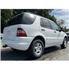 Image 8 : "REMOTE SALE" - 2000 MERCEDES-BENZ M-CLASS WHITE 175732 KMS - 180005-3