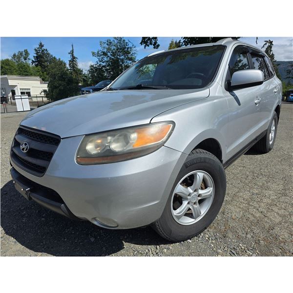DUNCAN - 2007 HYUNDAI SANTA FE SILVER  243506 KMS - 009046
