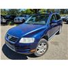 Image 2 : DUNCAN - 2004 VOLKSWAGEN TOUAREG BLUE 136312 KMS - 052226