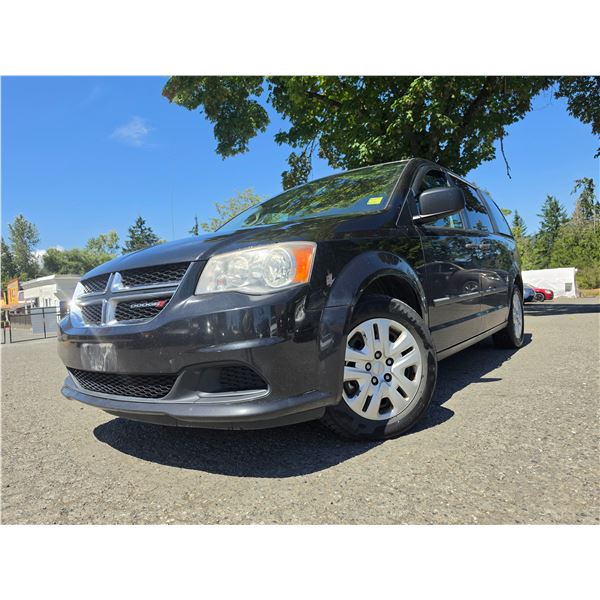 DUNCAN - 2014 DODGE GRAND CARAVAN BLACK 245758 KMS - 100411-1