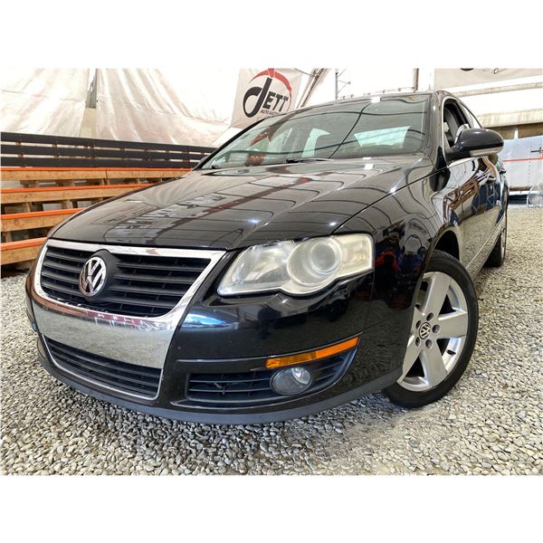 PARKSVILLE - 2009 VOLKSWAGEN PASSST BLACK 144038 KMS - 043503-2