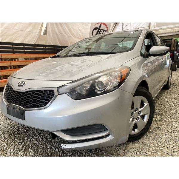 PARKSVILLE - 2016 KIA FORTE GRAY 250545 KMS - 448422-2
