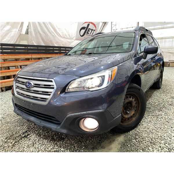 PARKSVILLE - 2015 SUBARU OUTBACK GREY 220320 KMS - 220927-3