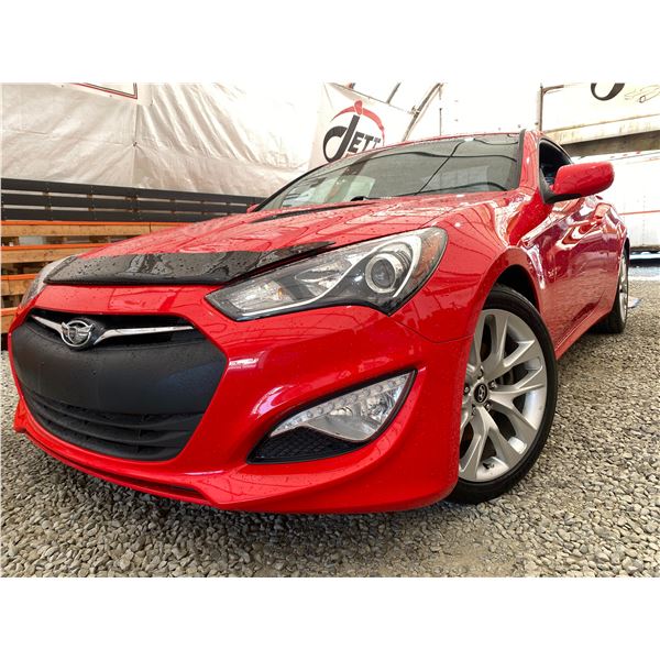 PARKSVILLE - 2013 HYUNDAI GENESIS COUPE RED 70733 KMS - 100213-1