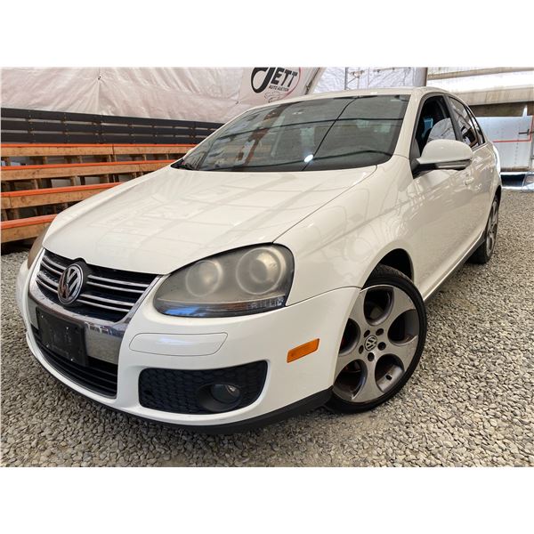 PARKSVILLE - 2007 VOLKSWAGEN JETTA WHITE 257423 KMS - 104247-1