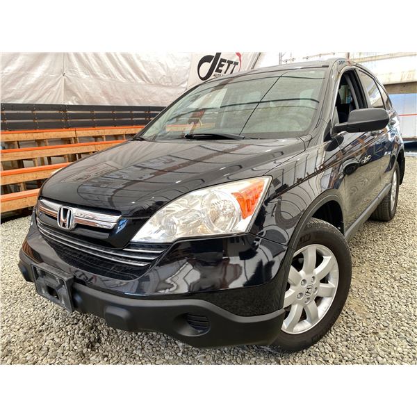 PARKSVILLE - 2007 HONDA CR-V BLACK 272207 KMS - 814328-3