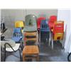 Image 1 : Lot Of Misc Plastic Student Chairs