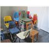 Image 2 : Lot Of Misc Plastic Student Chairs