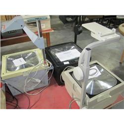 Lot Of 3 Overhead Projectors
