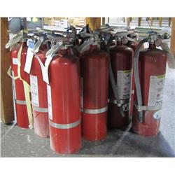 Lot Of 13 Fire Extinguishers
