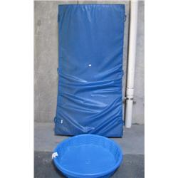 Blue Gym Pad 10' X 5' X 10" & 3' Plastic Pools