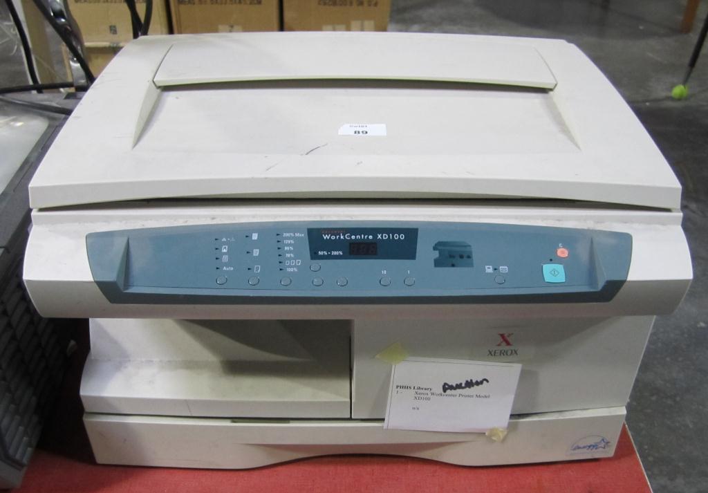 Xerox XD100 Copier Work Center