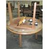 Image 1 : 2 4' Round Wood Tables