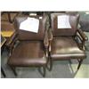 Image 1 : 2 Matching Brown Side Chairs