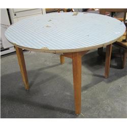 4' Round Wood Table