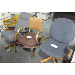 Lot Of 4 Misc Office Chairs