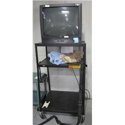 AV Cart With Zenith 27" TV
