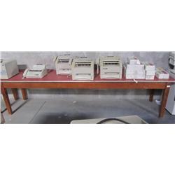 Wood Table 10' Long 30" Wide
