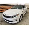 Image 3 : PARKSVILLE - 2017 KIA OPTIMA WHITE 178746 KMS - 154233-2