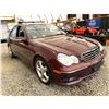 Image 8 : PARKSVILLE - 2006 MERCEDES-BENZ C-CLASS RED 180629 KMS - 783236-1A