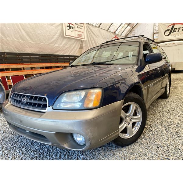 PARKSVILLE - 2004 SUBARU LEGACY BLUE 301562 KMS - 609273-2
