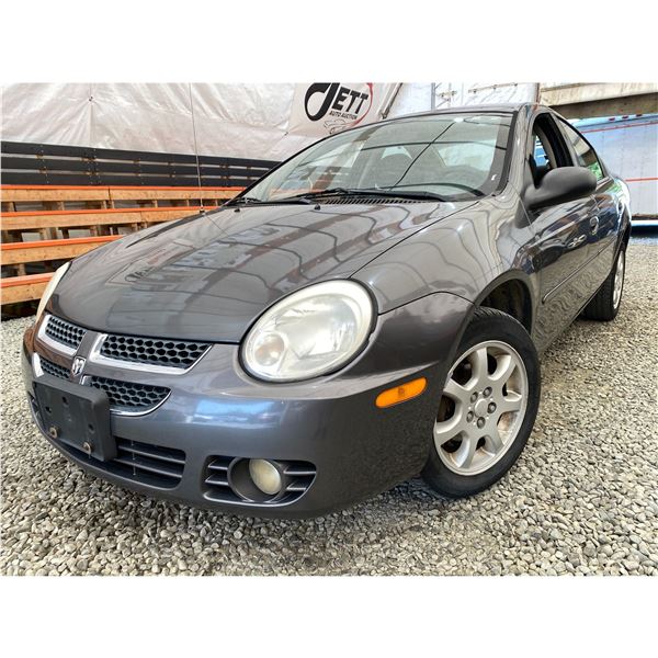 PARKSVILLE - 2004 DODGE NEON GREY 248527 KMS - 581351-3