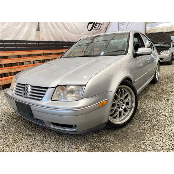 PARKSVILLE - 2004 VOLKSWAGEN JETTA GREY 272653 KMS - 014408-2