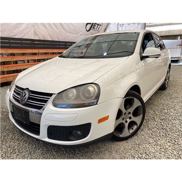 PARKSVILLE - 2007 VOLKSWAGEN JETTA WHITE 257423 KMS - 104247-1