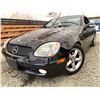 Image 1 : PARKSVILLE - 2002 MERCEDES-BENZ SLK-CLASS BLACK 169036 KMS - 249373-3