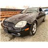 Image 2 : PARKSVILLE - 2002 MERCEDES-BENZ SLK-CLASS BLACK 169036 KMS - 249373-3