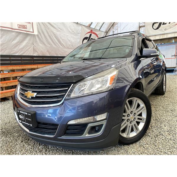 PARKSVILLE - 2013 CHEVROLET TRAVERSE BLUE 243023 KMS - 125634-1