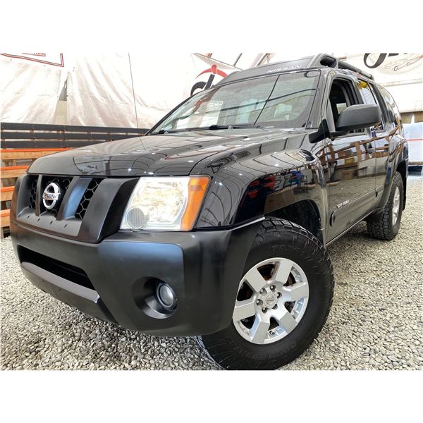 PARKSVILLE - 2006 NISSAN XTERRA BLACK 277584 KMS - 519778-3