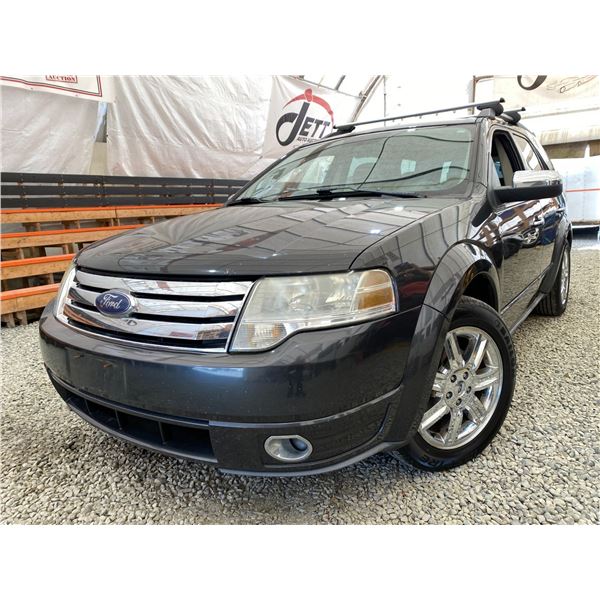 PARKSVILLE - 2008 FORD TAURUS X BLACK 242338 KMS - A06374-2