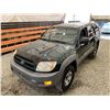 Image 4 : PARKSVILLE - 2003 TOYOTA 4RUNNER GREEN 350489 KMS - 001448