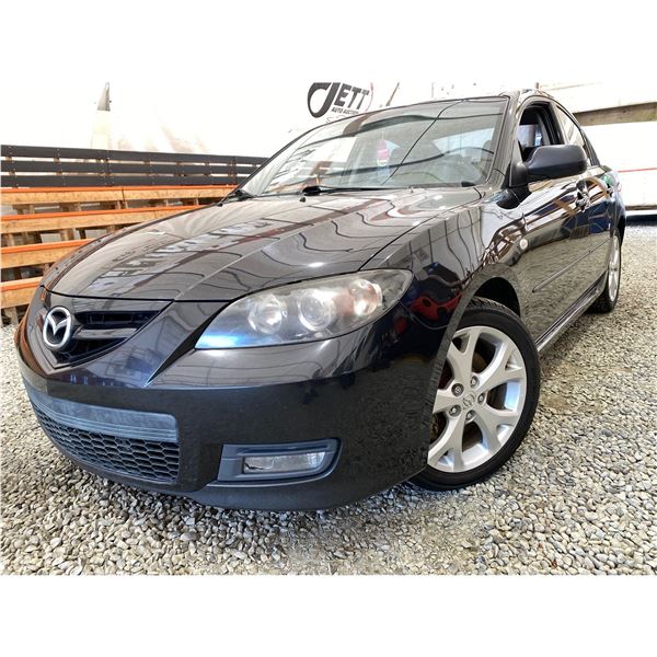 PARKSVILLE - 2007 MAZDA MAZDA3 BLACK 217221 KMS - 624467-2