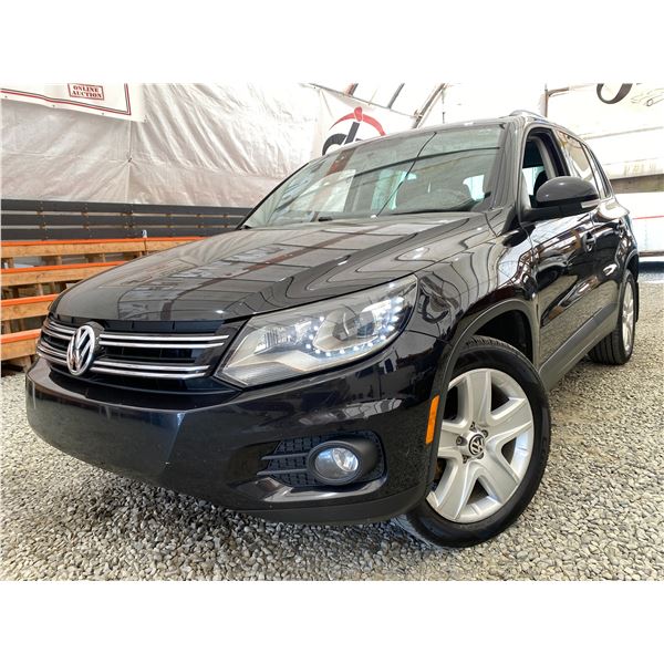 PARKSVILLE - 2015 VOLKSWAGEN TIGUAN BLACK  KMS - 542860-3