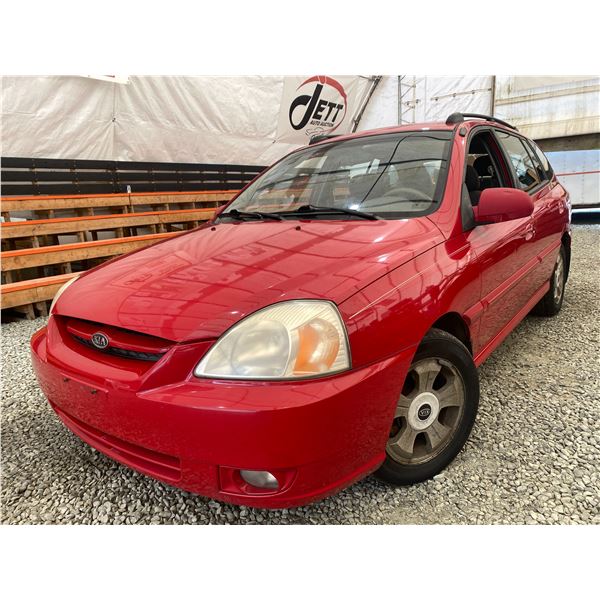 PARKSVILLE - 2004 KIA RIO RED  KMS - 206762-2