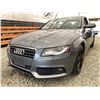 Image 2 : PARKSVILLE - 2012 AUDI A4 GREY 282122 KMS - 114442-2