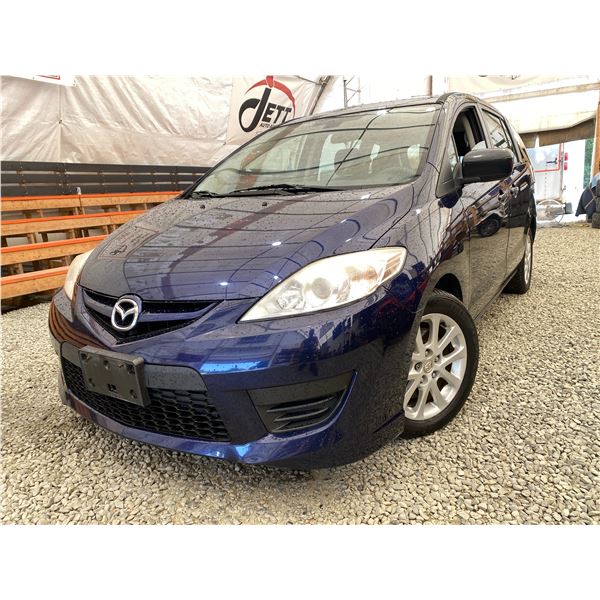 PARKSVILLE - 2010 MAZDA MAZDA5 BLUE 213817 KMS - 375161-2