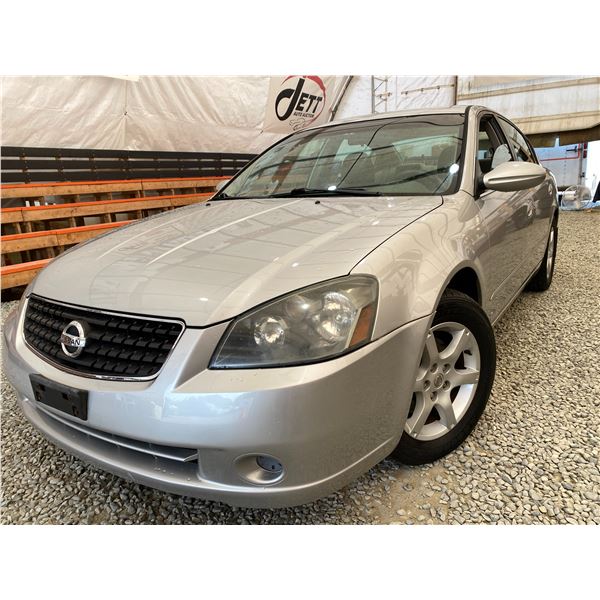 PARKSVILLE - 2006 NISSAN ALTIMA GREY 158732 KMS - 189262-1