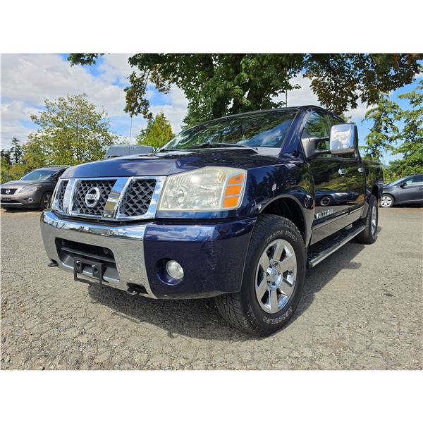 DUNCAN - 2007 NISSAN TITAN BLUE 229339 KMS - 221299-3