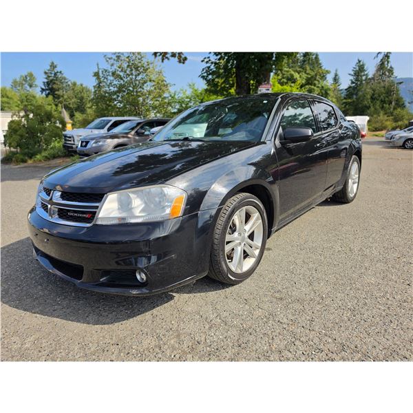 DUNCAN - 2012 DODGE AVENGER BLACK 166198 KMS - 239819-3