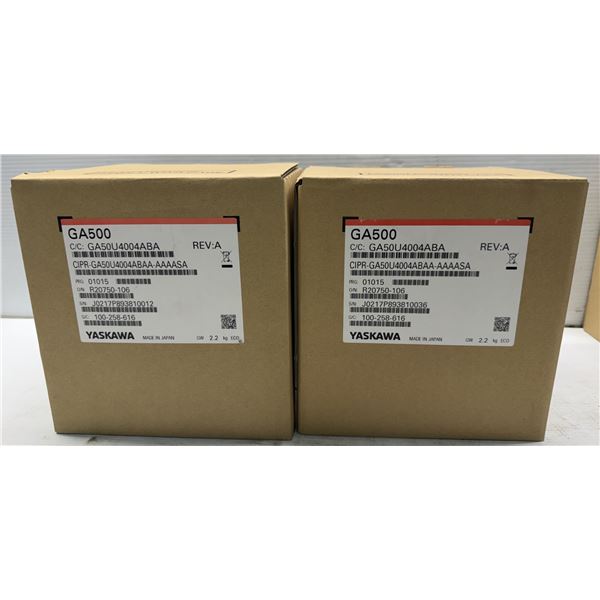 (2) Yaskawa #GA50U4004ABA Drives